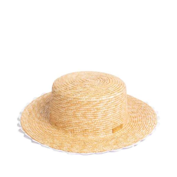 ivory boater hat