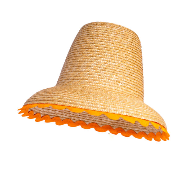 CITY HAT WAVY TANGERINE